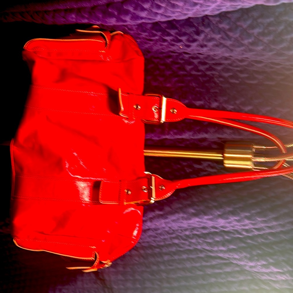 Bright Red Hype purse